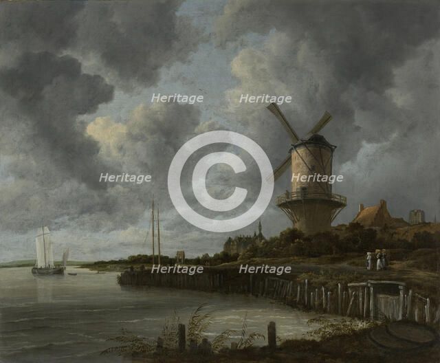 The mill at Wijk bij Duurstede, c. 1670. Artist: Ruisdael, Jacob Isaacksz, van (1628/29-1682)