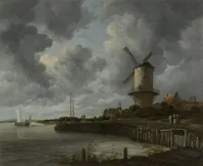 The mill at Wijk bij Duurstede, c. 1670. Artist: Ruisdael, Jacob Isaacksz, van (1628/29-1682)