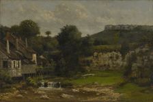 The Mill at the Loue, 1872. Creators: Gustave Courbet, Cherubino Pata