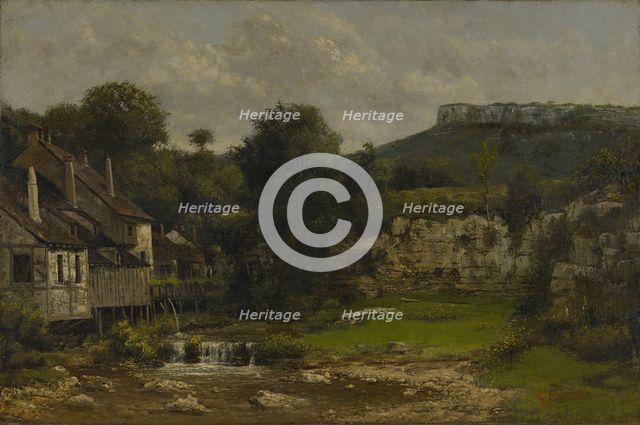 The Mill at the Loue, 1872. Creators: Gustave Courbet, Cherubino Pata.
