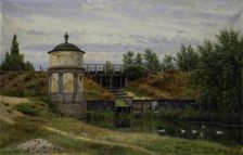 The Mill in the Davydov's Estate, 1908. Creator: Narkiz Nikolaevich Bunin