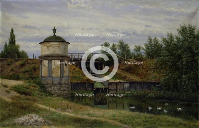 The Mill in the Davydov's Estate, 1908. Creator: Narkiz Nikolaevich Bunin.