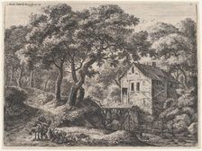 The Mill in the Woods, 17th century. Creator: Anthonie Waterloo