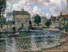 The Mill, Montreuil-Bellay 1914. Artist: Henri Eugene Le Sidaner