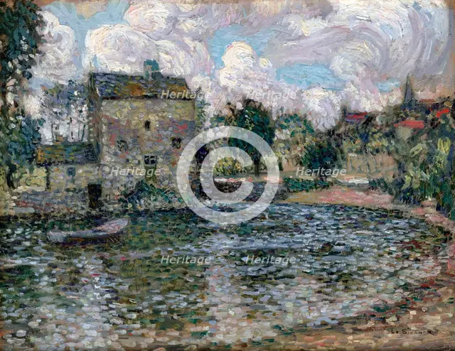 'The Mill, Montreuil-Bellay', 1914. Artist: Henri Eugene Le Sidaner
