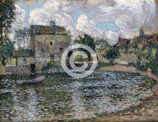 'The Mill, Montreuil-Bellay', 1914. Artist: Henri Eugene Le Sidaner