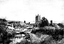 "The Mill-Stream, Cerne Abbas" by Yeend King, R.I., 1895. Creator: Lascelles