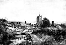 "The Mill-Stream, Cerne Abbas" by Yeend King, R.I., 1895. Creator: Lascelles