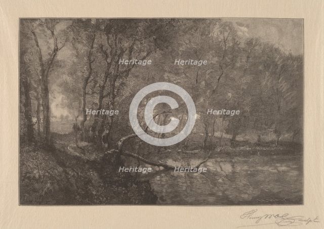 The Mill Pond, 1902. Creator: Henry Wolf.
