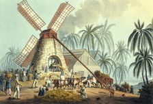 The Mill Yard, Antigua, 1823. Creator: William Clark