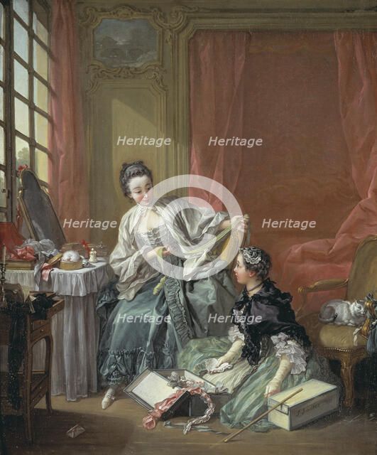 The Milliner, 1746. Creator: Francois Boucher.