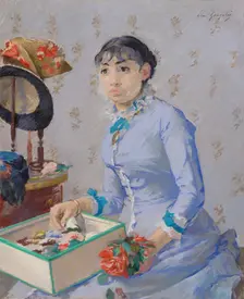 The Milliner, c. 1877. Creator: Eva Gonzales