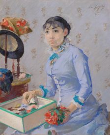 The Milliner, c. 1877. Creator: Eva Gonzales