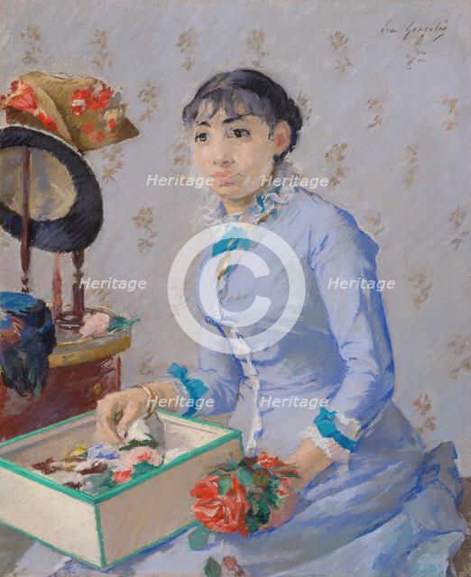 The Milliner, c. 1877. Creator: Eva Gonzales.