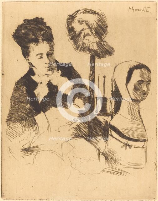 The Milliner (La modiste). Creator: Norbert Goeneutte.