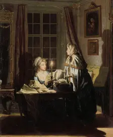 The Milliner, late 18th-early 19th century. Creator: Per Hillestrom