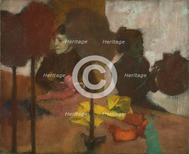 The Milliners, about 1882-before 1905. Creator: Edgar Degas.