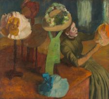 The Millinery Shop, 1879/86. Creator: Edgar Degas