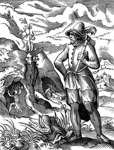 The Miner 16th century. Artist: Jost Amman
