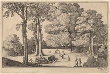 The Mineral Spring. Creator: Wenceslaus Hollar