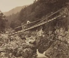 The Miners Bridge, on the Llugwy, North Wales, 1857. Creator: Roger Fenton (British, 1819-1869)