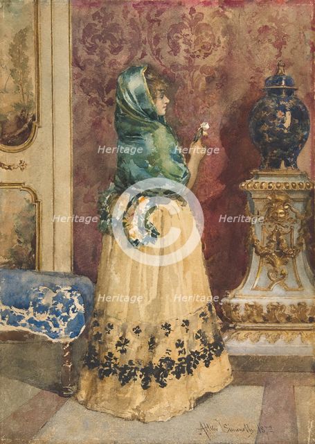 The Miniature, ca. 1863-1925. Creator: Attilio Simonetti.
