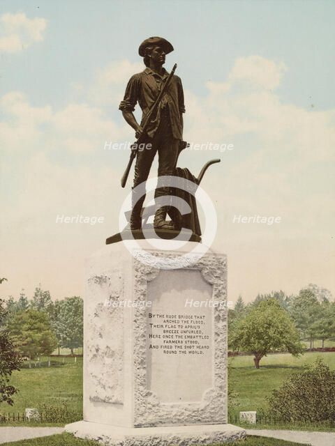 The Minute Man, Concord, c1900. Creator: Unknown.