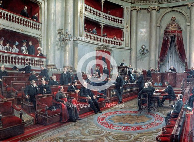 The minutes of the previous, Senate Chamber' in 1906.