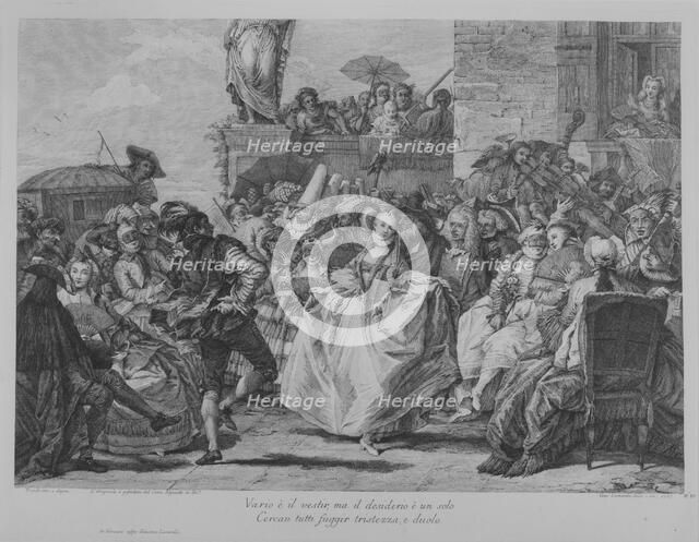 The Minuet, 1765. Creator: Giacomo Leonardis.