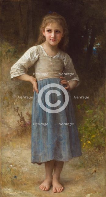 The Mischievous One, 1899. Creator: William-Adolphe Bouguereau.