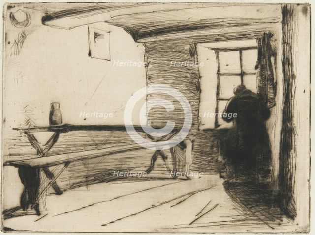 The Miser, 1858-1859. Creator: James Abbott McNeill Whistler.