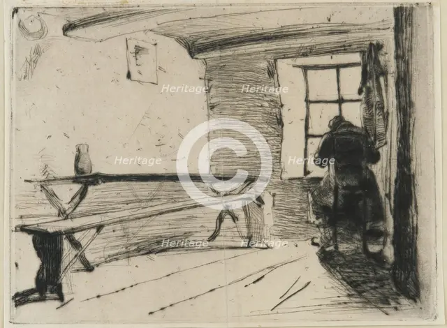The Miser, 1858-1859. Creator: James Abbott McNeill Whistler.