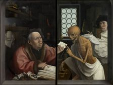 The Miser and Death, c1515. Creator: Provost (Provoost), Jan (1465-1529)