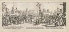 The Miseries and Misfortunes of War, folio 10: The Strappado, 1633