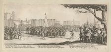 The Miseries and Misfortunes of War, folio 2: The Enrollment of the Troops, 1633