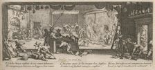 The Miseries and Misfortunes of War, folio 5: Plundering a large Farmhouse, 1633