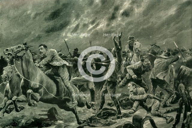 'The Mishap to the Victorians at Wilmansrust, June 12, 1901', 1902. Creator: Richard Caton Woodville II.