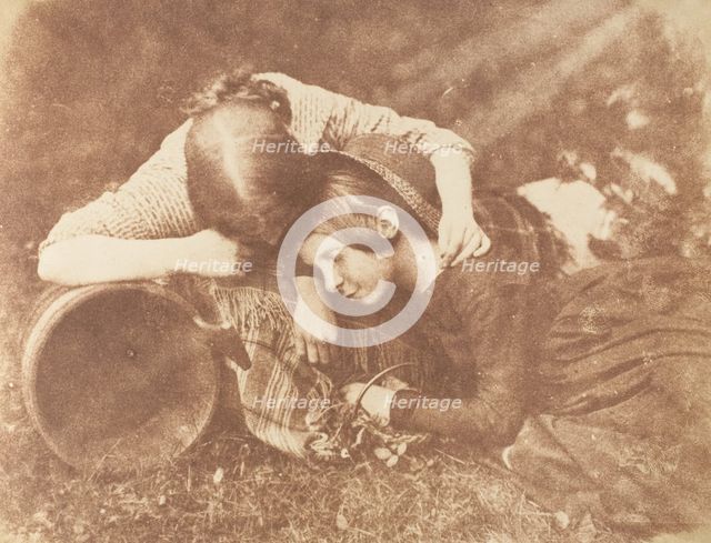 The Misses McCandlish, 1843-47. Creators: David Octavius Hill, Robert Adamson, Hill & Adamson.