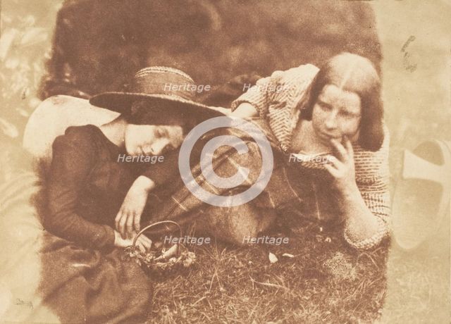 The Misses McCandlish, 1843-47. Creators: David Octavius Hill, Robert Adamson, Hill & Adamson.