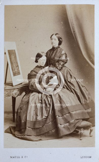 The Misses Mutrie, 1866 or after.  Creator: Maull & Co.