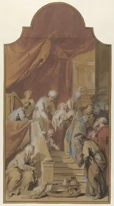 The Mission in the Temple, 1746. Creator: Jacob de Wit