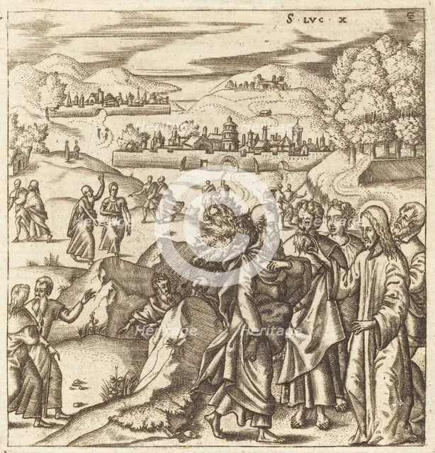 The Mission of the Seventy, probably c. 1576/1580. Creator: Leonard Gaultier.
