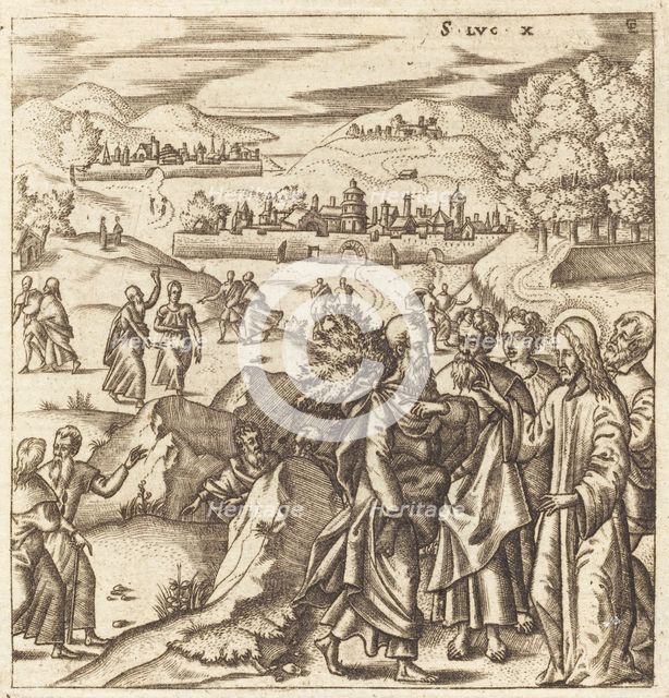 The Mission of the Seventy, probably c. 1576/1580. Creator: Leonard Gaultier.