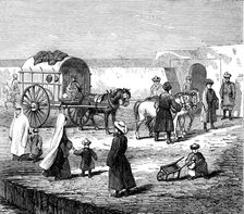 The Mission to Yarkund and Kashgar: entrance to the British Embassy, Yangi Shahr, Yarkund, 1874. Creator: Unknown