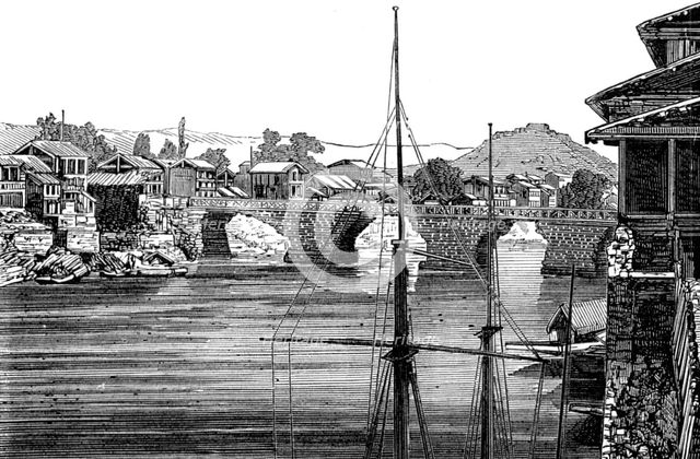 The Mission to Yarkund and Kashgar: Srinuggur, Cashmere, 1874. Creator: Unknown.