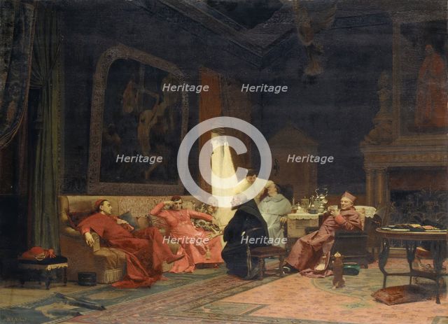 The Missionary's Adventures, ca. 1883. Creator: Jehan Georges Vibert.