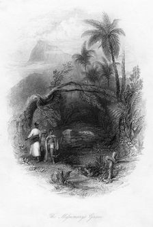 The Missionary's Grave 19th century. Artist: W Floyd