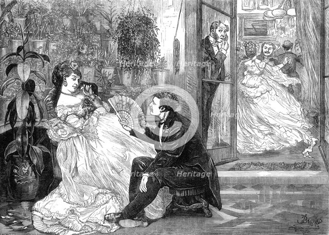 The Missing Partner, 1871. Creator: C. A. Ferrier.