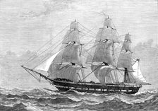 The missing training-ship Atalanta, 1880. Creator: Josiah Robert Wells