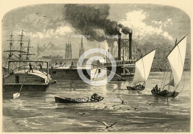 'The Mississippi at New Orleans', 1872.  Creator: A. Measom.